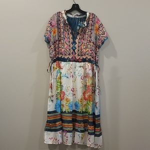 Johnny Was silk Dress